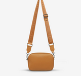 Plunder in Tan with Branded Webbing Strap by Status Anxiety