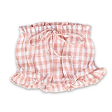Ruffle Nappy Covers in Blush Gingham by Phil & Rosie