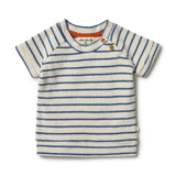 Organic Terry Sweat in Ocean Stripe by Wilson & Frenchy