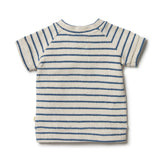Organic Terry Sweat in Ocean Stripe by Wilson & Frenchy
