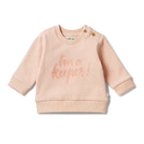 Organic French Terry Sweat by Wilson & Frenchy in I'm A Keeper
