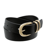Let it Be Belt- Black/Gold by Status Anxiety